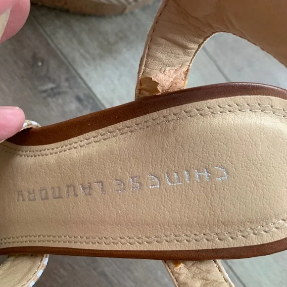 Chinese Laundry 5” cork wedge heels - size 8 - Picture 12 of 16